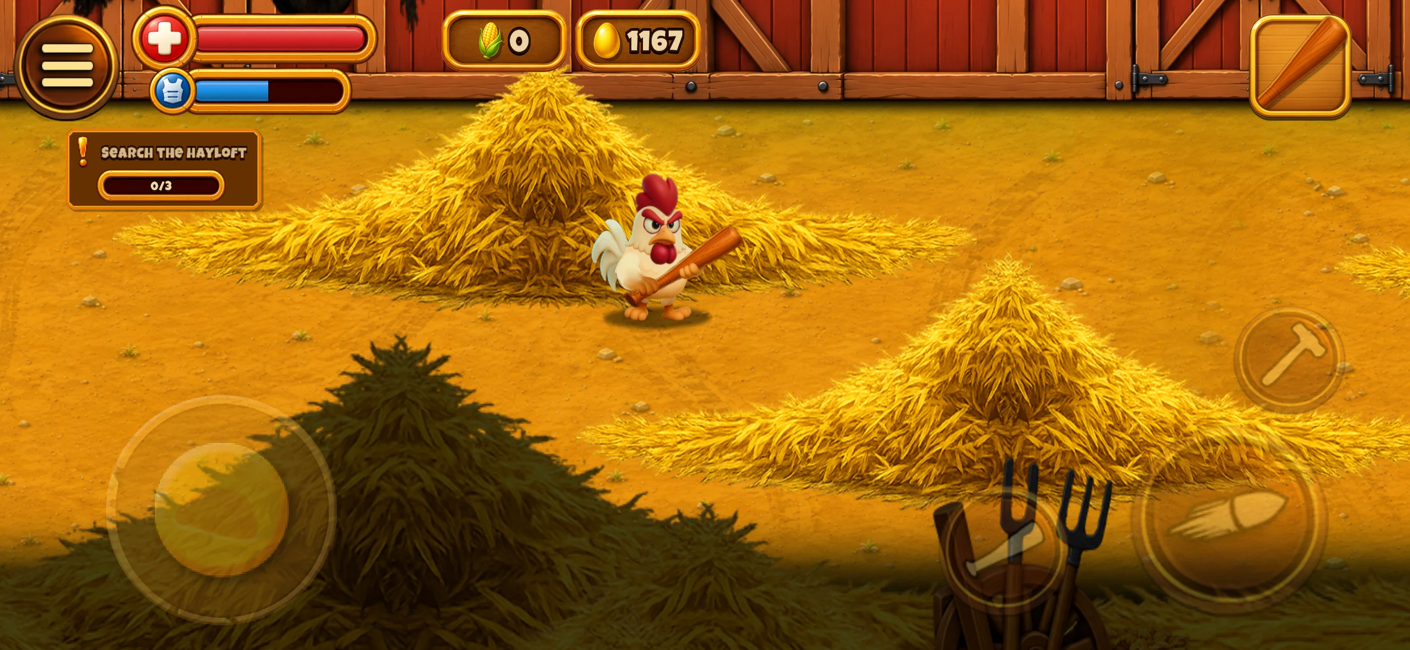 Rooster Farm Zombie Defense screenshot